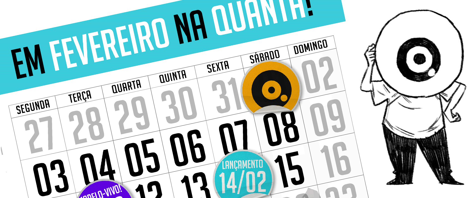 Calendário-Fevereiro